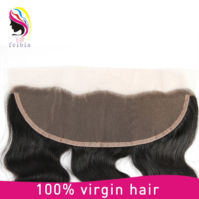 Brazilian Hair Body Wave Frontal with Baby Hair 100% Human Hair Lace Closure