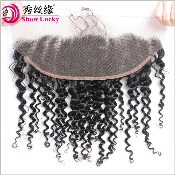 Cheap Wholesale Factory Price Remy 13*4 Brazilian Human Hair Straight Body Wave Curly Lace Closure Frontals Can Customized